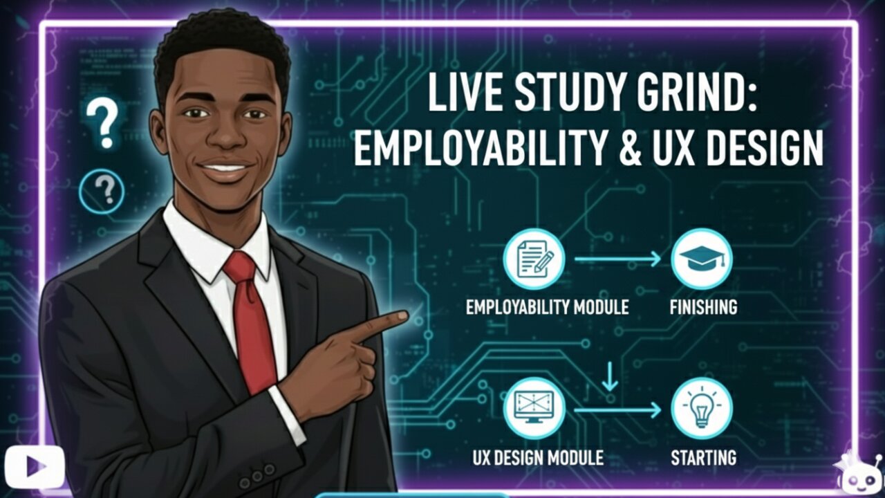 Live Study Grind: Finishing Employability & Starting UX Design Module
