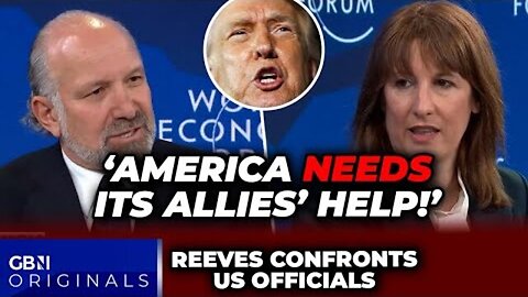'You need your allies!' Rachel Reeves CONFRONTS US government over Trump Greenland saga at WEF