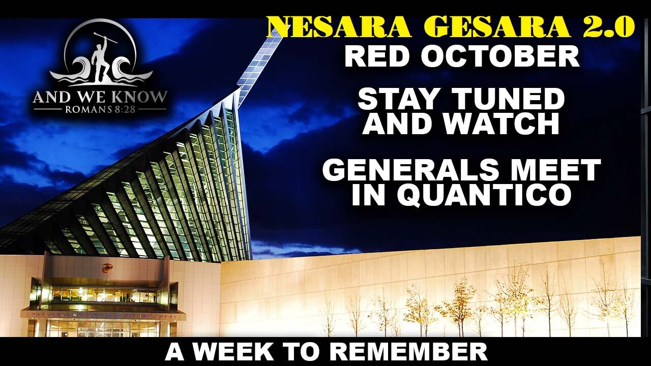AND WE KNOW 9.30.25: RED OCTOBER [DELTA], GENERALS meet with War Dept. + POTUS