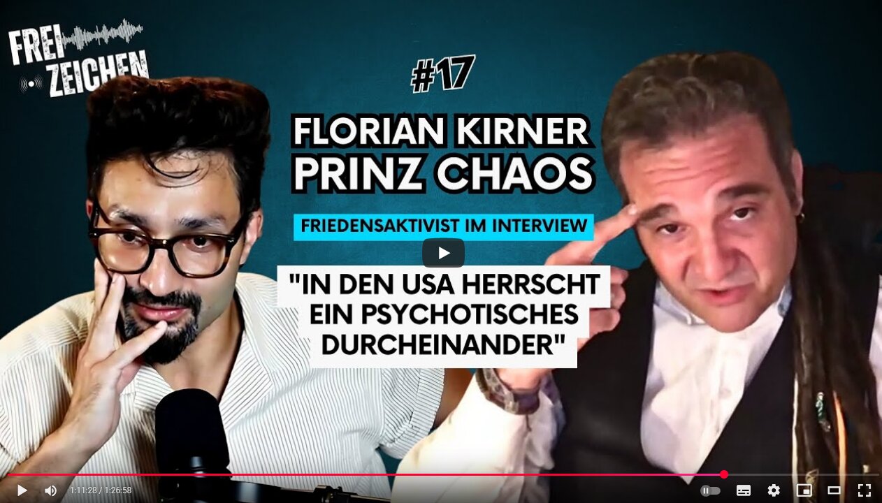 Die Wahrheit über Charlie Kirk: Jesus, Trump & Netanyahu | Prinz Chaos im Interview FREIZEICHEN: 17