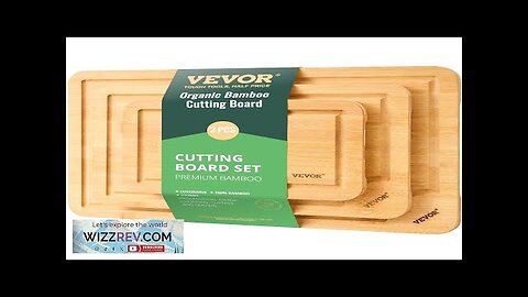 Bamboo Cutting Board Premium Versatile Cut Board with Built-in Handle Review