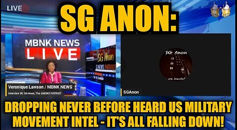 SG Anon: Dropping Never Before Heard US Military Movement Intel - It's All Falling Down!