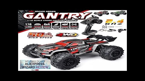 2024 New 1:16 Scale Large RC Cars 50km/h High Speed RC Cars Review