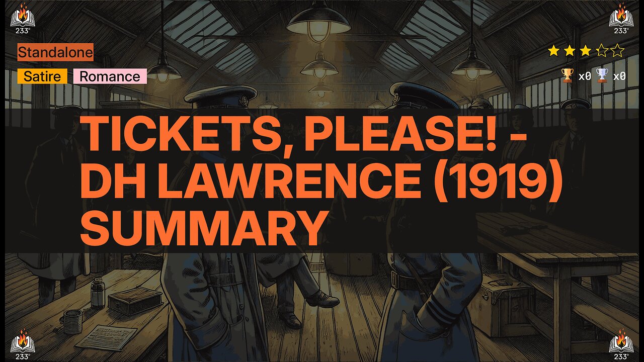 Tickets, Please! - DH Lawrence (1919) Summary
