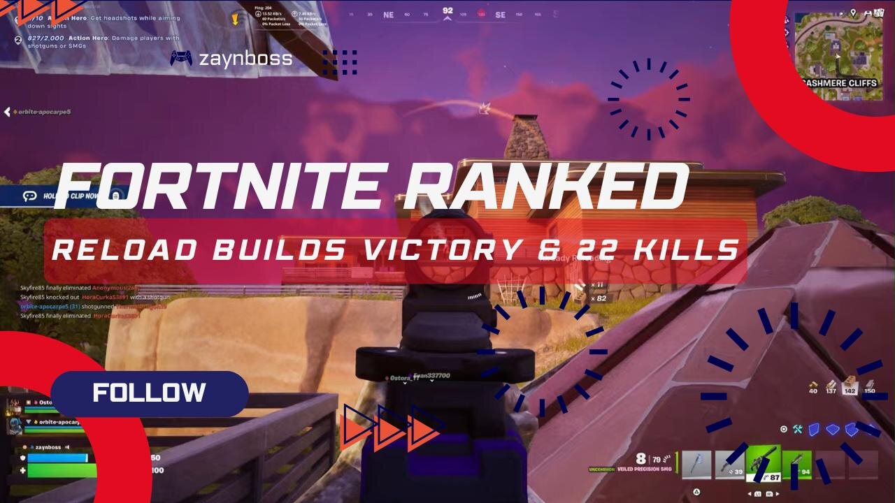 22 Kill Victroy Ranked Reload Bulids