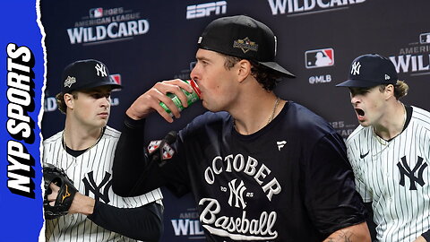 Cam Schlittler after his DOMINANT Game 3 series-clinching performance 