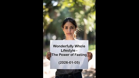 Wonderfully Whole Lifestyle - The Power of Fasting (2026-01-05)