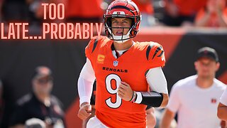 Joe Burrow could return this Sunday, but it's too late for the Bengals to make a run...right?