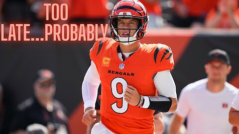 Joe Burrow could return this Sunday, but it's too late for the Bengals to make a run...right?