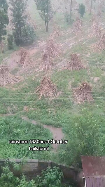 rainstorm 1330hrs hrs 4th October hailstorm