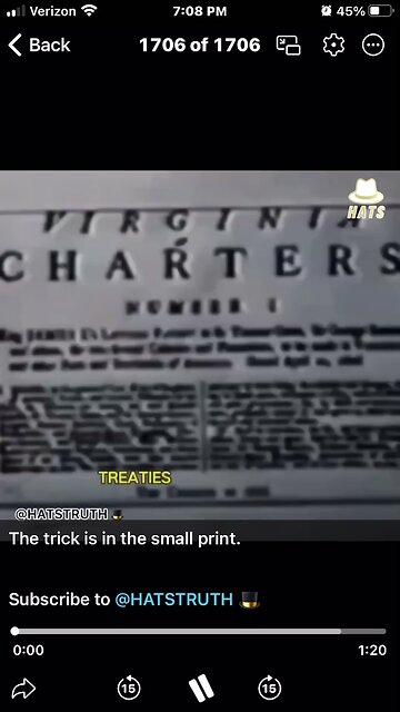 The trick is in the small print. Subscribe to @HATSTRUTH