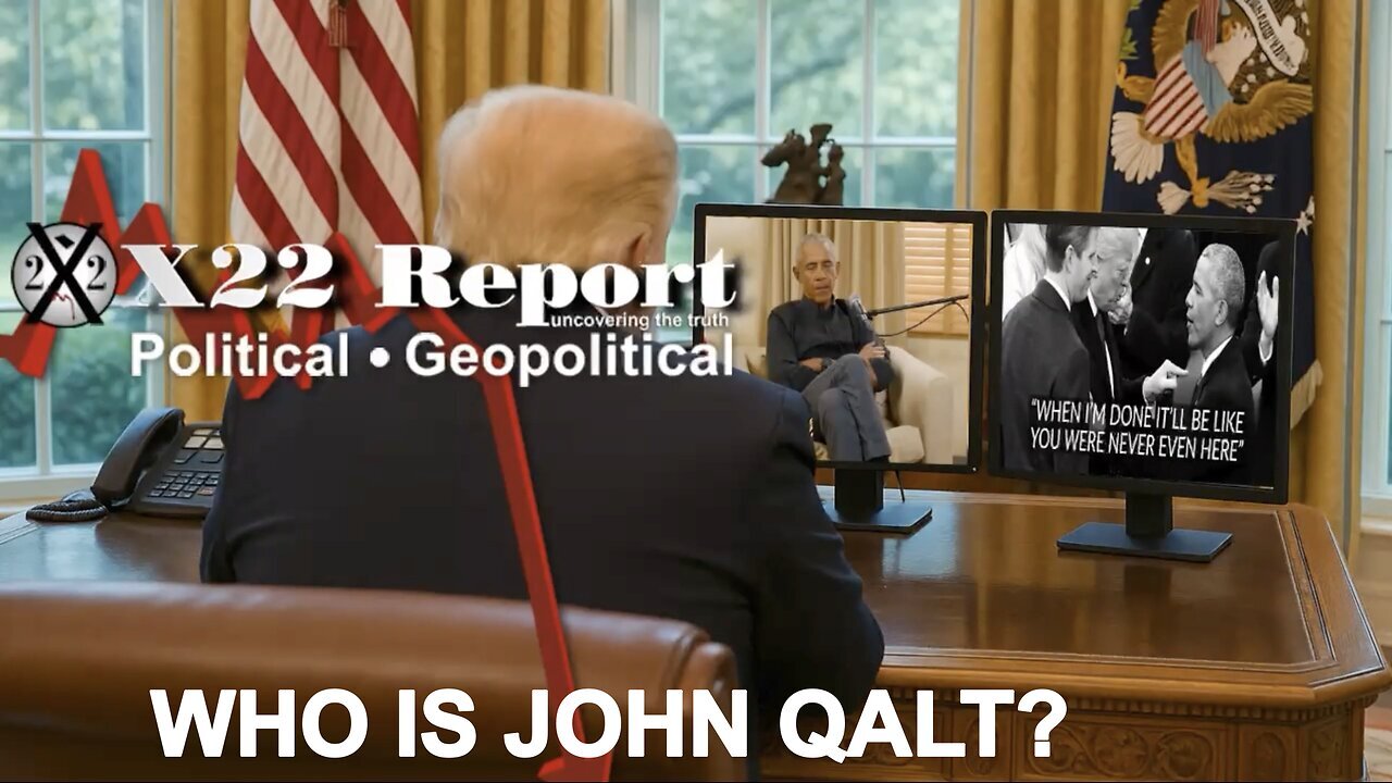 X22-Obama Looks Defeated, Largest Human Traffickin System Dismantled, Phase II Coming. WHO IS JGANON
