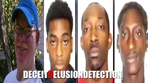 Three black suspects murdered a white male security guard
