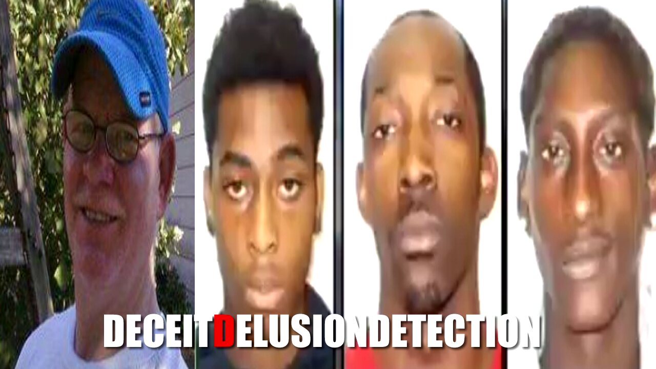 Three black suspects murdered a white male security guard
