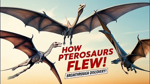 Breakthrough Discovery Reveals How Pterosaurs Really Flew! 🦇💡
