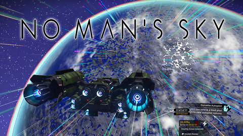 No Mans Sky - Finding an Anomalous Planet - "Deathly Green Anomaly"