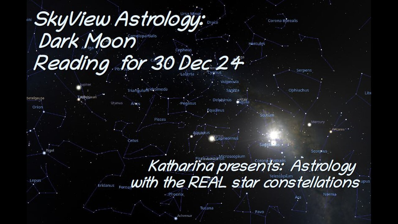 Dark Moon Reading 30 December 2024