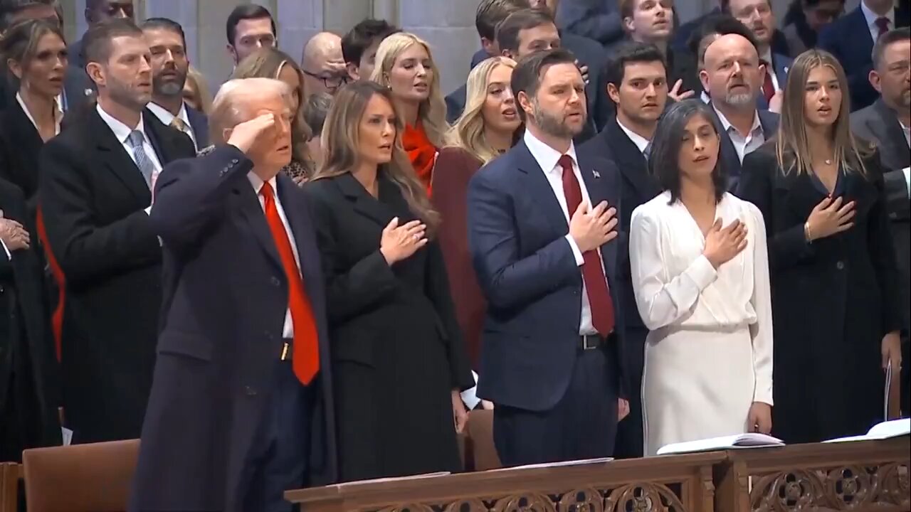 TRUMP AND VANCE ATTEND PRAYER SERVICE