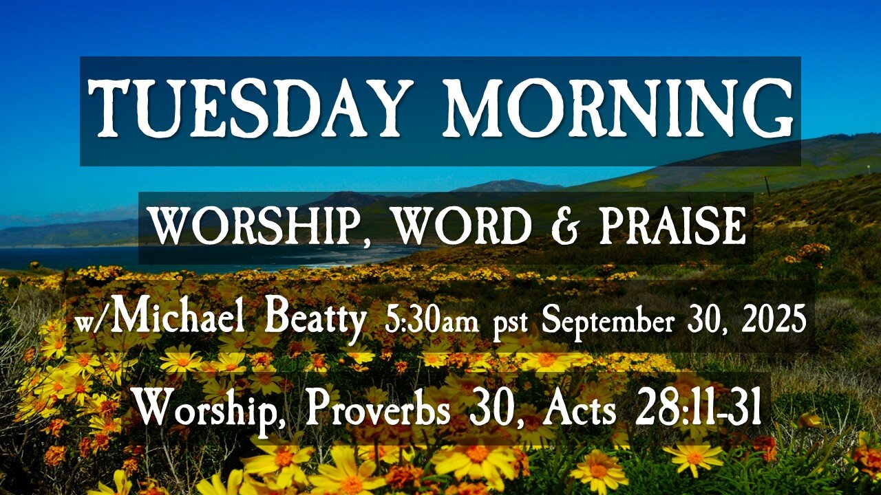 🌤️TUESDAY MORNING✝️