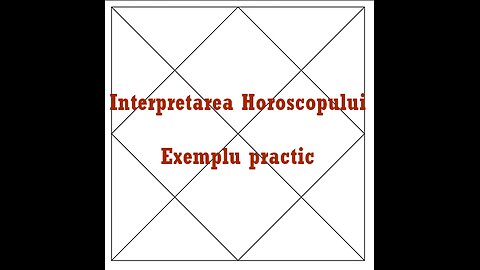 Interpretarea Horoscopului - Exemplu Practic Cu Sunil John