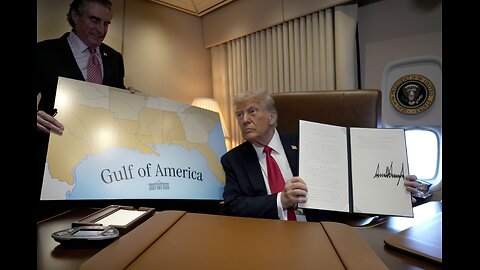 President Trump 'Gulf of America is official'