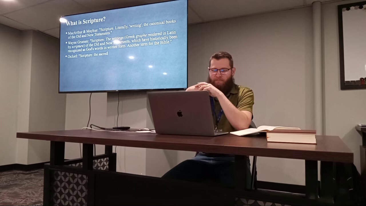 Theology - Bibliology - 1.5 - The Authority of Scripture - Aidan J Wengel