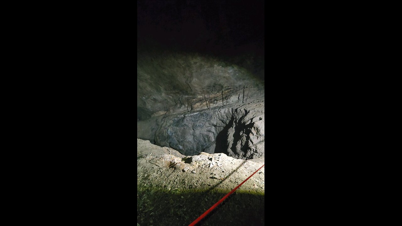 INSIDE THE BLUE GROUSE MINE, VANCOUVER ISLAND