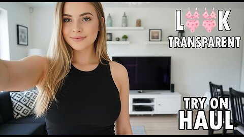 4K black Transparent Mesh Lingerie Try-On Haul | Micro Bikini + Summer Dress Review 2025 Eps 2