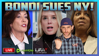 BONDI IS SUING NEW YORK! | UNGOVERNED 2.13.25 10AM