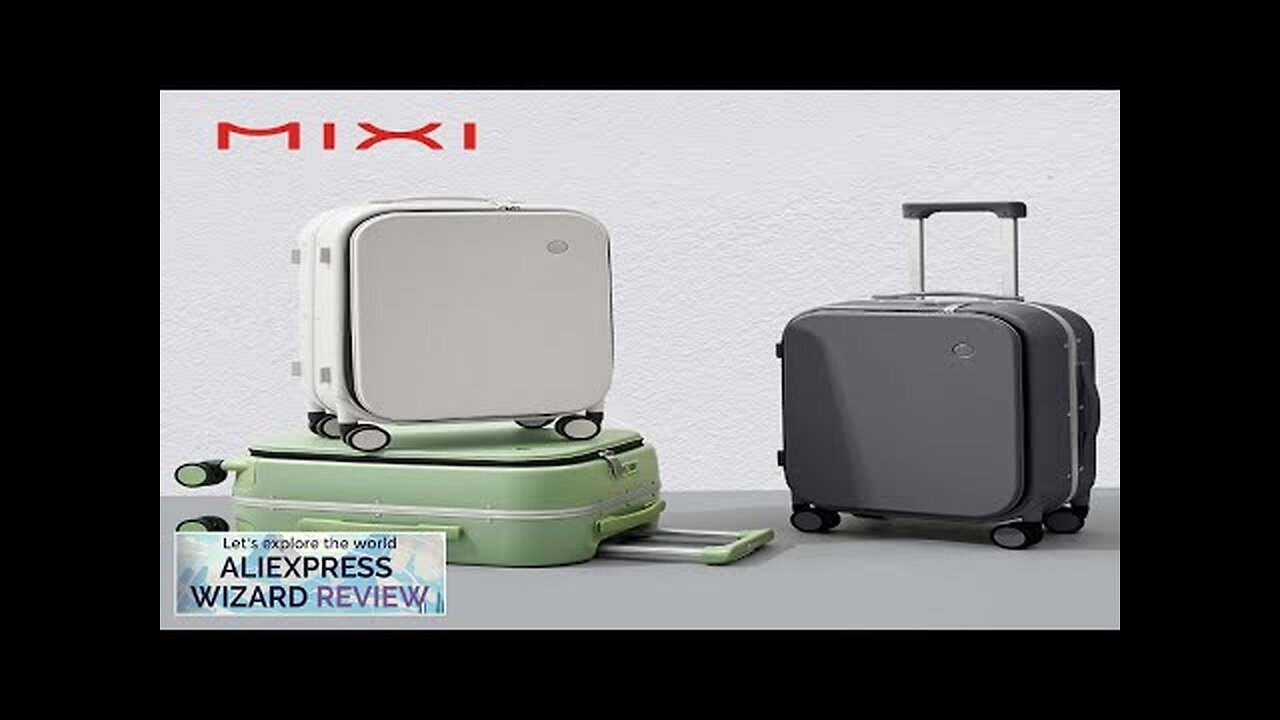 Mixi Brand Luxury Design Carry On Suitcase Polycarbonate Travel Rolling Luggage Review