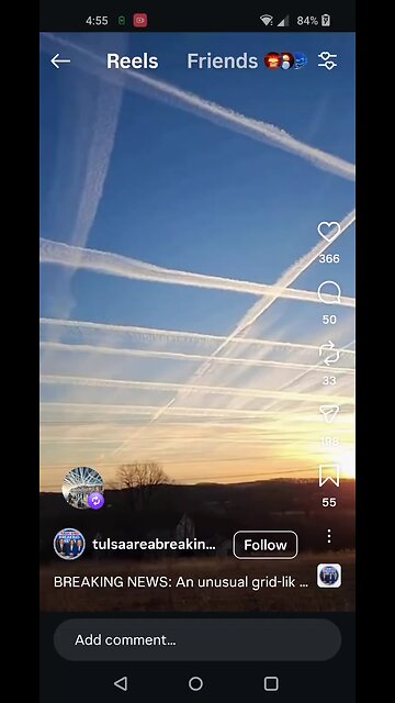 A Chemical Grid Above Tulsa Oklahoma
