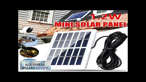 Solar Panel 1.2W 6V Mini USB Monocrystalline Solar Panel Power Module Charger Review