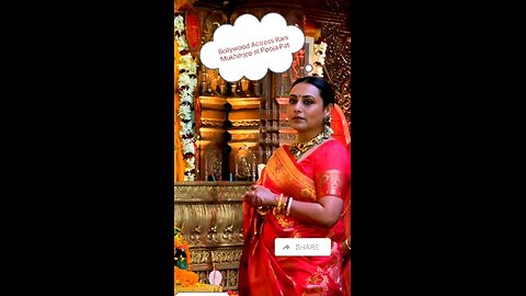 Bollywood Actress Rani Mukherjee at Pooja Pat 🔥😍🌹