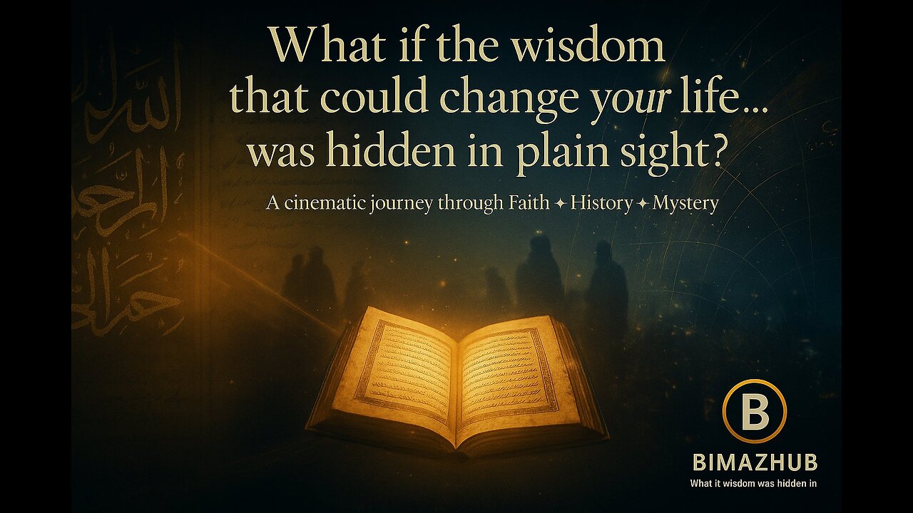 BimazHub Trailer — What If Wisdom Was Hidden in Plain Sight? | Faith ✦ History ✦ Mystery
