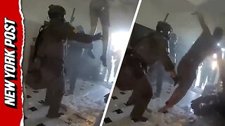 Suspect crashes through ceiling and lands in SWAT team's arms in Florida