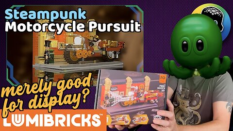 Lumibricks’ Steampunk Motorcycle Pursuit (F9067) - Merely Good for Display ?