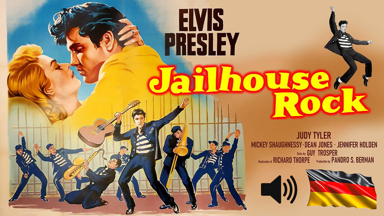 Jailhouse Rock (1957) AI HD Colorized Enhanced 🔊DE