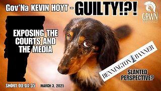 Gov'Na KEVIN HOYT - GUILTY!?! Fair & balanced news? Plea in the comments below-