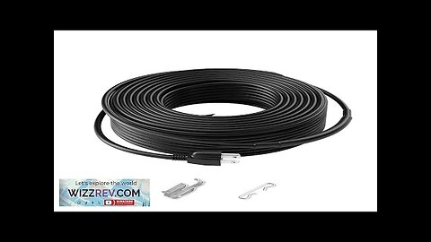 VEVOR Self-Regulating Pipe Heating Cable 120FT 5W/FT Heat Tape for Pipes Roof Review