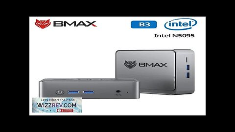 BMAX B3 Mini PC Windows 11 Pro Intel N5095 8GB RAM DDR4 Review