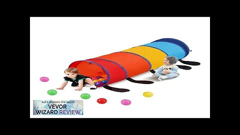 VEVOR Kids Play Tunnel Tent for Toddlers Colorful Pop Up Caterpillar Crawl Review