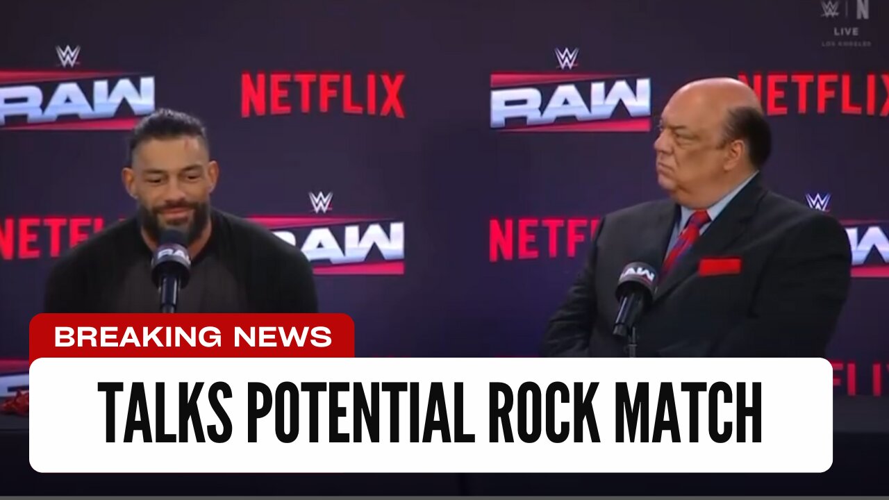 Roman Reigns Asked About Potential Rock Match