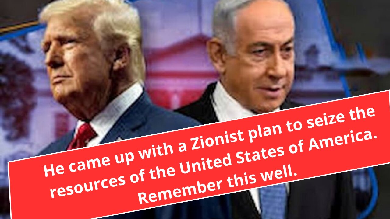 He came up with a Zionist plan to seize the resources ofthe United States of AmericaRememberthiswell