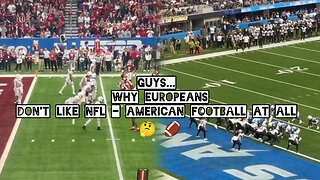 Guys, why Europeans don't like NFL - American Football at all 🤔 🏈