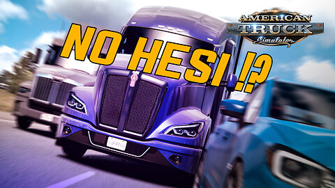 No Hesi in traffic in a Kenworth?! - American Truck Sim