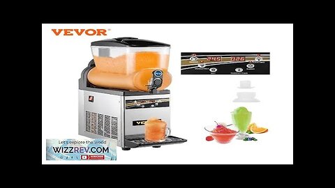 VEVOR 15L Singel Tank Slush Ice Machine Ice Cream Snow Smoothie Beverage Review