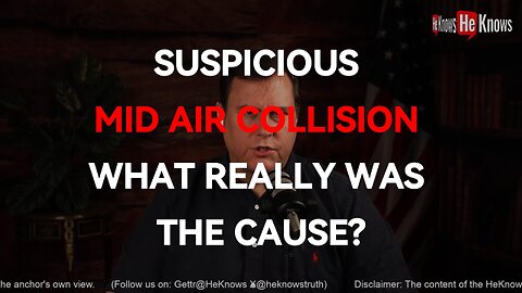 Suspicious mid air collision what really was the cause?