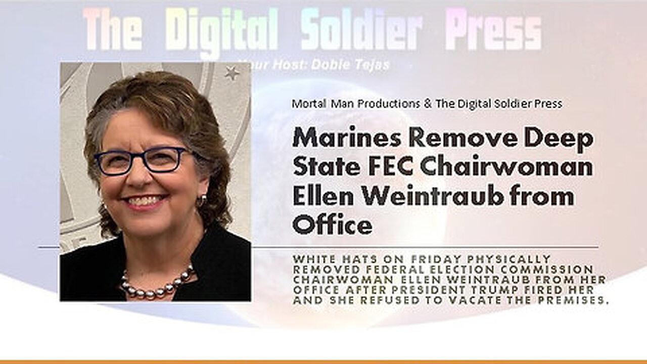 Marines Remove Deep Stater FEC Chairwoman Ellen Weintraub from her DC Office