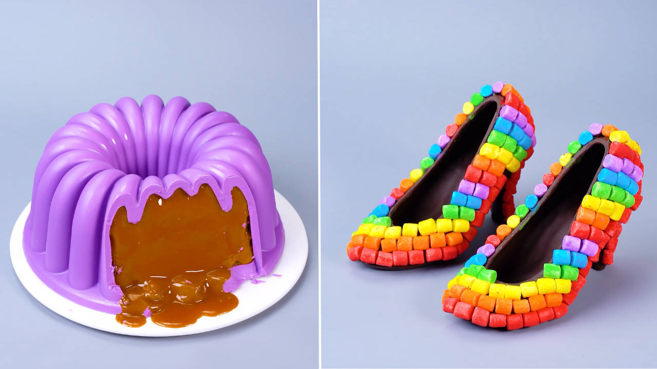 💙 DIY Satisfying Melting Chocolate Hacks #cake #shorts #satisfying #diy #chocolate