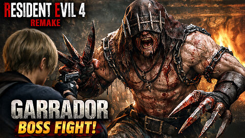 Resident Evil 4 Remake Garrador Boss Fight – No Damage | Leon Hardcore